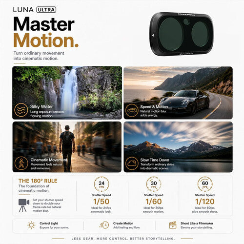 Freewell Mega Kit de 12 Filtros ND para Insta360 Luna Ultra con Estuche