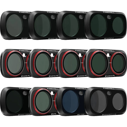 Freewell Mega Kit de 12 Filtros ND para Insta360 Luna Ultra con Estuche