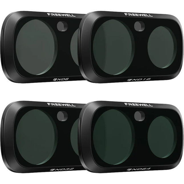 Freewell Standard Day ND Kit para Insta360 Luna Ultra con ND8 ND16 ND32 ND64 y estuche