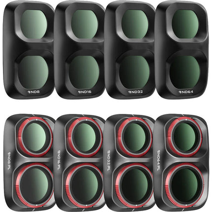 Freewell All Day QuickSwap Kit de 8 Filtros ND y Híbridos para DJI Osmo Pocket 4P Negro