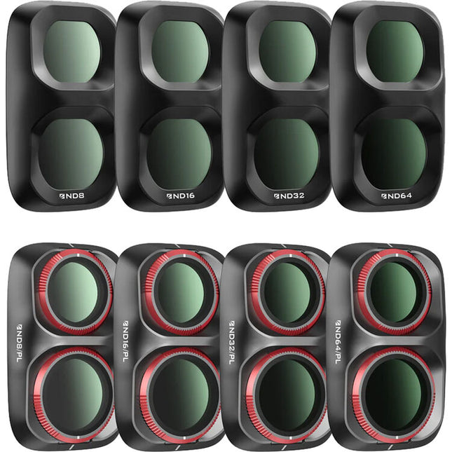Freewell All Day QuickSwap Kit de 8 Filtros ND y Híbridos para DJI Osmo Pocket 4P Negro