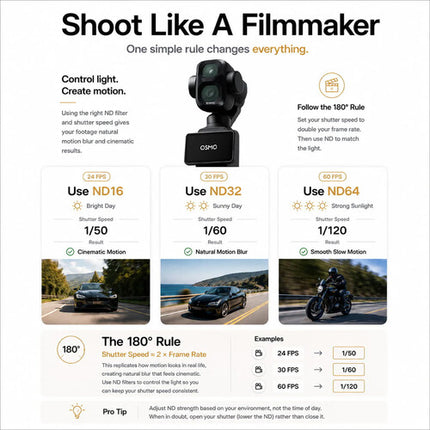 Freewell Kit de Filtros QuickSwap 12 piezas para DJI Osmo Pocket 4P Negro