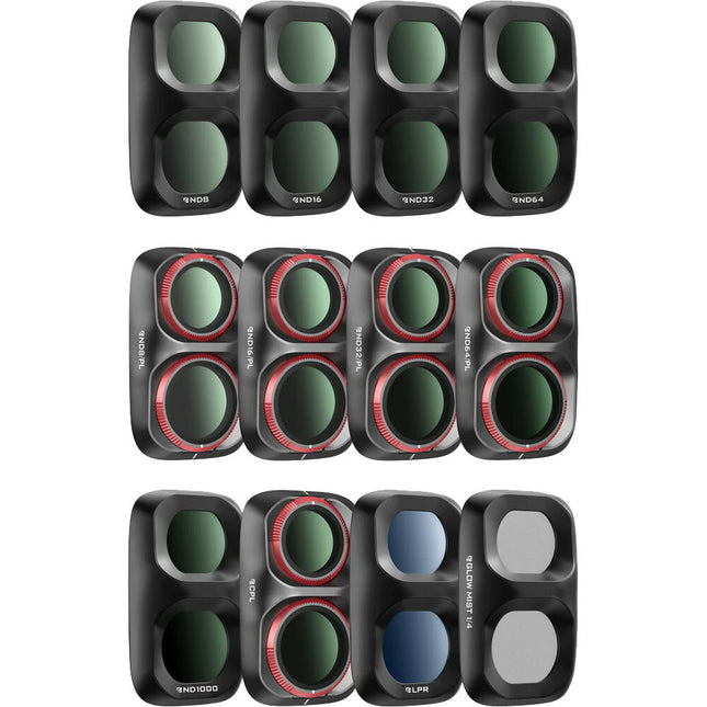 Freewell Kit de Filtros QuickSwap 12 piezas para DJI Osmo Pocket 4P Negro
