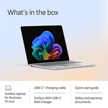 Microsoft 13" Surface Laptop para Negocios Intel Core 8 Núcleos 24GB RAM 512GB SSD Platinum