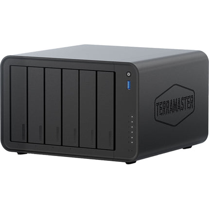 TerraMaster F6-425 Pro NAS con 6 Bahías SATA y 3 NVMe PCIe Slots