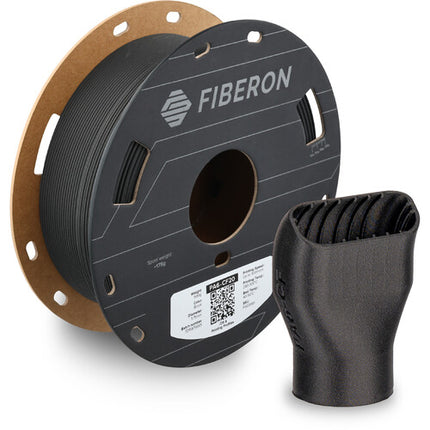 Polymaker Fiberon PA6-CF20 Nylon 6 con Fibra de Carbono 0.5kg Negro