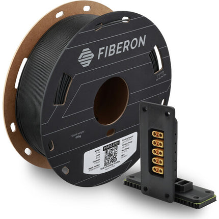Polymaker Fiberon PA612-ESD Filamento Nylon Reforzado Fibra Carbono 0.5kg Negro