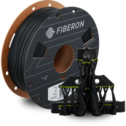 Polymaker Fiberon PET-GF15 Filamento PET reforzado con fibra de vidrio 1kg negro resistente al calor