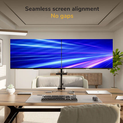 Mount-It! MI-12005 Soporte de Escritorio para 2 Monitores hasta 32" 19.8 lb con USB Integrado