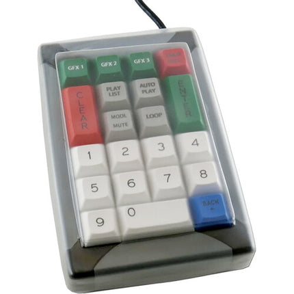 X-keys XK-24 Teclado USB con 24 Teclas Programables Retroiluminación LED