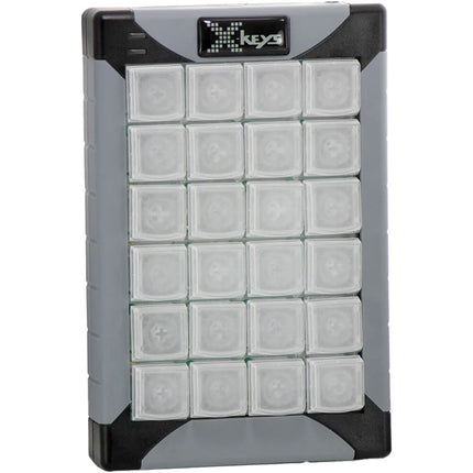 X-keys XK-24 Teclado USB con 24 Teclas Programables Retroiluminación LED