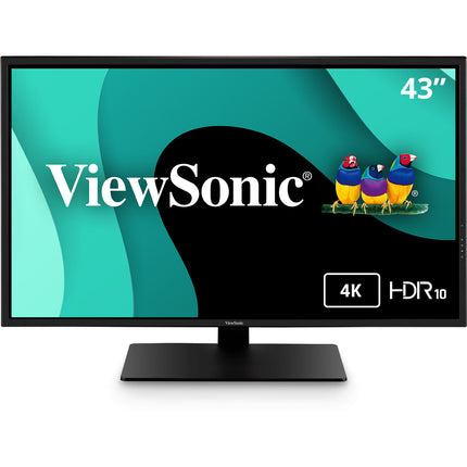 ViewSonic VX4381U-4K Monitor 42.5" 4K UHD HDR USB-C 65W