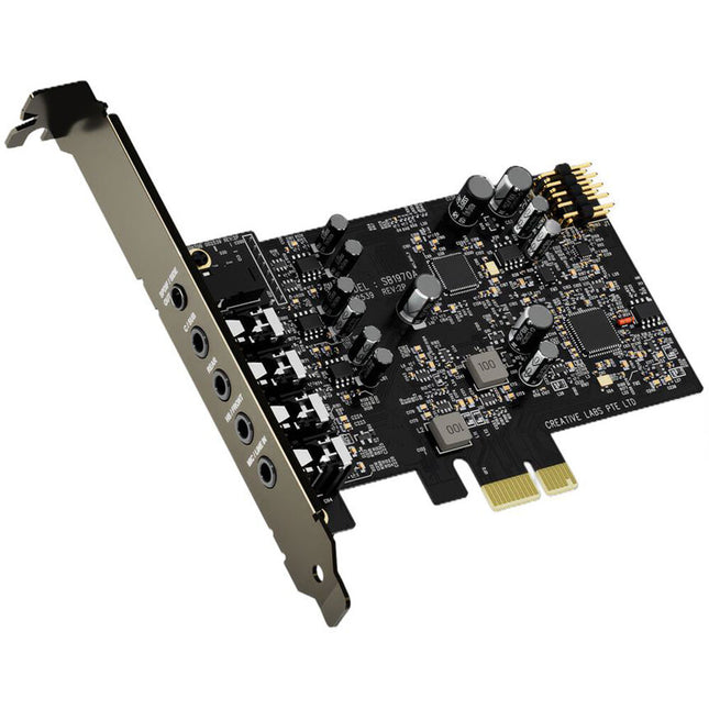 Creative Labs Sound Blaster Audigy FX Pro Tarjeta de Sonido PCIe 7.1 Con Amplificador para Auriculares
