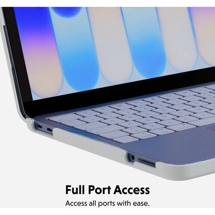 HYPER HyperShield Funda Transparente para MacBook Neo 13" con Bordes TPU Reforzados y Protección MIL-STD-810H