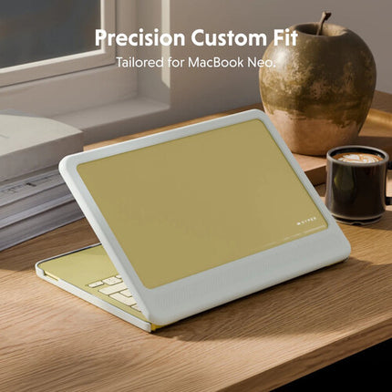 HYPER HyperShield Funda Transparente para MacBook Neo 13" con Bordes TPU Reforzados y Protección MIL-STD-810H