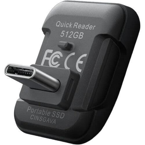 Insta360 Quick Reader 512GB SSD portátil 420 MB/s USB-C compatible