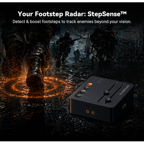 Fosi Audio StepSense C3 DAC y Amplificador para Auriculares con Cancelación de Ruido y Cable USB-A C a USB-C