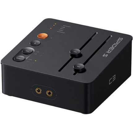 Fosi Audio StepSense C3 DAC y Amplificador para Auriculares con Cancelación de Ruido y Cable USB-A C a USB-C