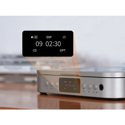 Fosi Audio Merak Reproductor de CD con DAC 16-Bit 96kHz y Amplificador de Auriculares