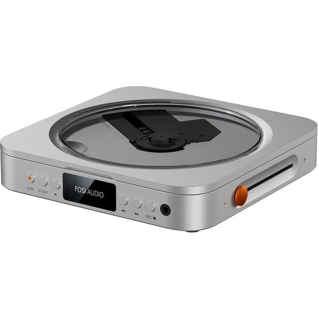 Fosi Audio Merak Reproductor de CD con DAC 16-Bit 96kHz y Amplificador de Auriculares