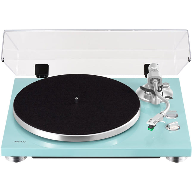Teac TN-400BT-X Tocadiscos manual tres velocidades Bluetooth Azul Turquesa