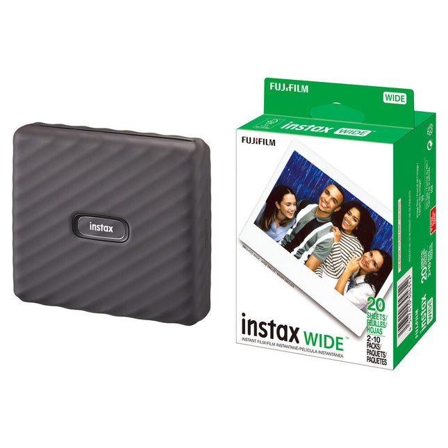 FUJIFILM instax WIDE Link Impresora Instantánea Smartphone 2.4x3.9" Kit 20 Exposiciones