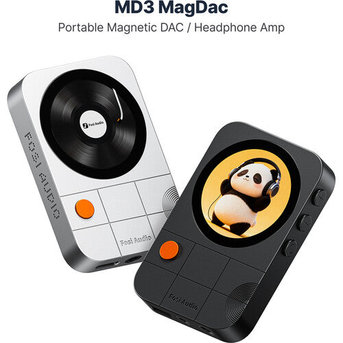 Fosi Audio MD3 MagDac DAC portátil y amplificador 32 bits 384 kHz plata