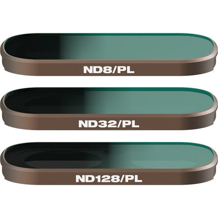 PolarPro Vivid Set de Filtros ND8 PL ND32 PL ND128 PL para Insta360 Luna Ultra 3-Pack