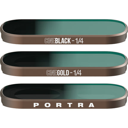 PolarPro VYBE Set de Filtros para Insta360 Luna Ultra 3 Pack CineGold CineBlack Portra