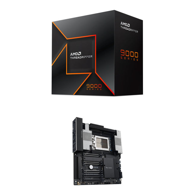 AMD Ryzen Threadripper 9960X 24 Núcleos 4.2 GHz Kit Procesador y Placa Base sTR5