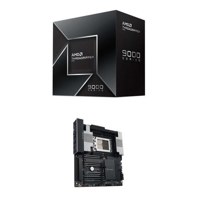 AMD Ryzen Threadripper PRO 9985WX Procesador 64 Núcleos 3.2 GHz Kit con Placa ASUS Pro WS TRX50-SAGE WIFI