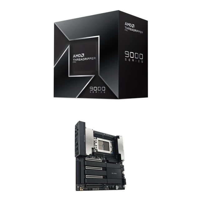 AMD Ryzen Threadripper PRO 9995WX 96 Núcleos 2.5 GHz Kit Placa Madre ASUS Pro WS TRX50-SAGE WIFI A