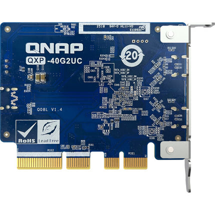 QNAP QXP-40G2UC Tarjeta de Expansión PCIe 4.0 2 Puertos USB-C 40 Gb/s