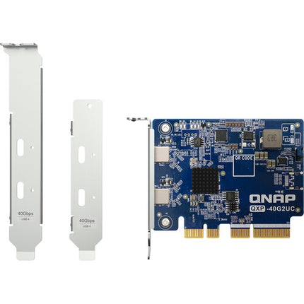 QNAP QXP-40G2UC Tarjeta de Expansión PCIe 4.0 2 Puertos USB-C 40 Gb/s