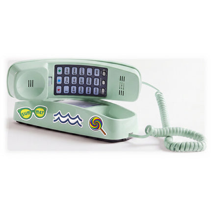 Ooma MyPhone Teléfono VoIP para Niños Verde con Estación Base y Cable Ethernet
