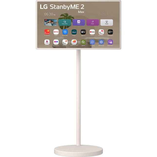 LG StanbyME 2 MAX 32" TV táctil portátil 4K UHD HDR con batería y soporte
