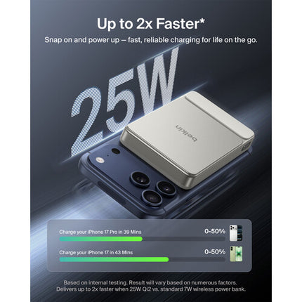 Belkin UltraCharge Slim Power Bank 10000mAh Carga Rápida 30W Sand