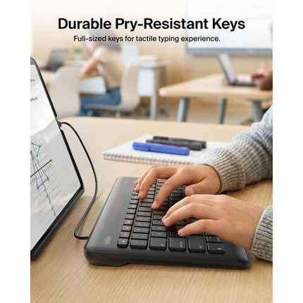 Belkin Teclado USB-C para iPad Resistente IP51 Teclas Pry-Resistant