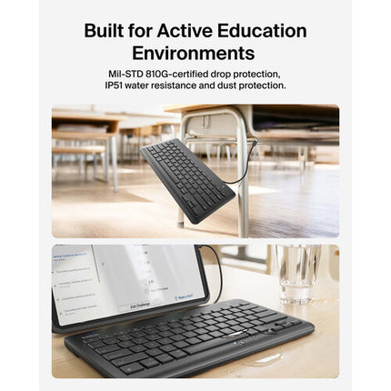 Belkin Teclado USB-C para iPad Resistente IP51 Teclas Pry-Resistant