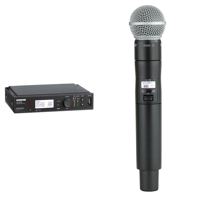 Shure ULXD Micrófono Inalámbrico de Mano SM58 Rango 138 MHz Kit Completo