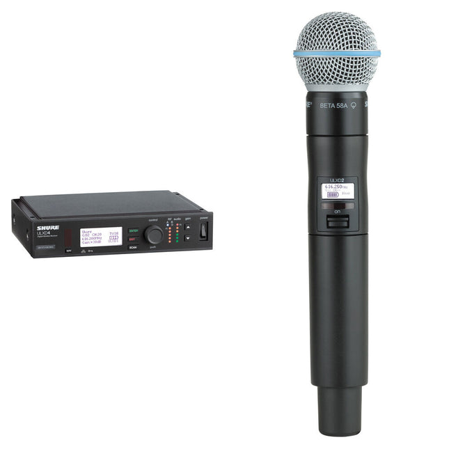 Shure ULXD Micrófono Inalámbrico Manual Beta 58 Rango 138 MHz Kit G57 G50