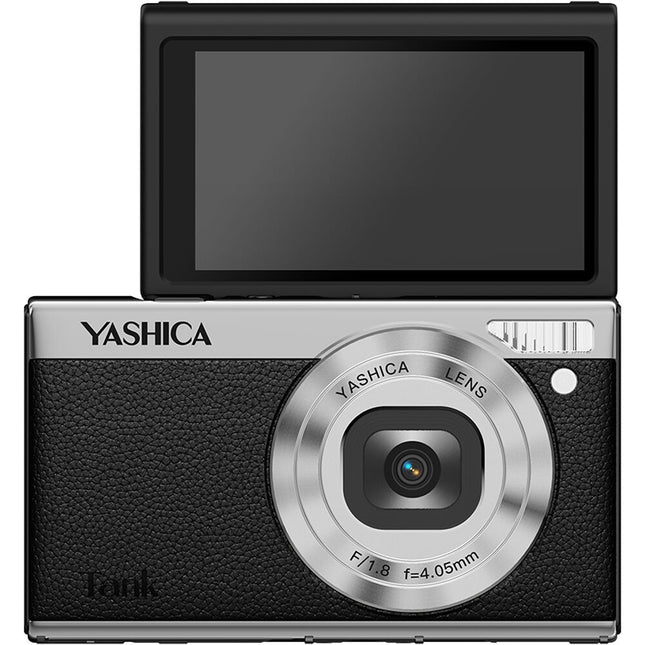 Yashica Tank Cámara Digital Compacta Negra 12MP 3 Pulgadas LCD USB-C
