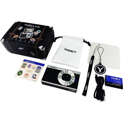 Yashica Tank Cámara Digital Compacta Negra 12MP 3 Pulgadas LCD USB-C
