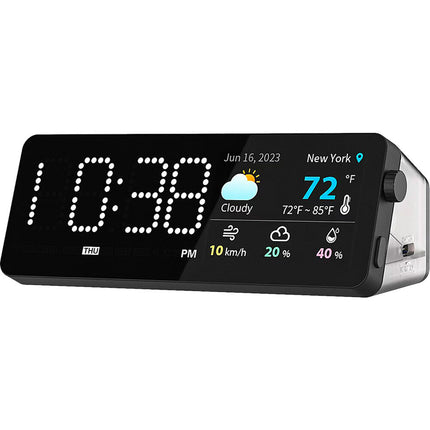 iVANKY 7 en 1 Estación de Acoplamiento USB-C con Pantalla LED 90W y HDMI 4K 60Hz