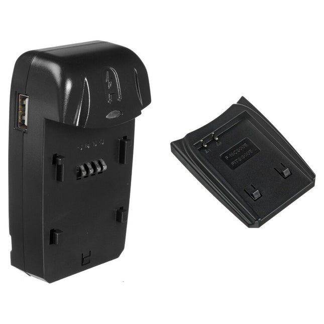 Watson Compact Kit Cargador AC/DC con Adaptador para CGA-S005 NP-70 IA-BP125A USB Plug Europeo y Coche