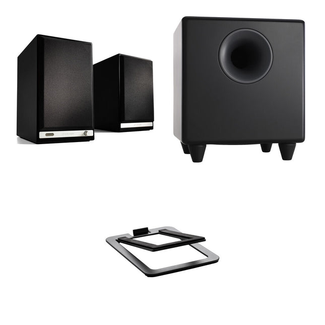 Audioengine HD6 Sistema de Altavoces con Subwoofer 8" y Soportes en Kit