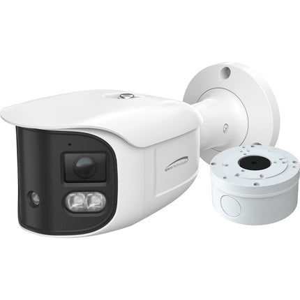 Speco Technologies O8LMSB2 Cámara Bala de Red Multisensor 8MP 4640x1760 IP66 visión nocturna 98 pies