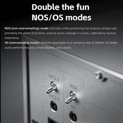 FiiO Warmer R2R DAC de escritorio y amplificador de tubo con 4 tubos E88CC y entradas USB ópticas y coaxiales