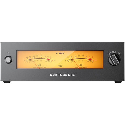 FiiO Warmer R2R DAC de escritorio y amplificador de tubo con 4 tubos E88CC y entradas USB ópticas y coaxiales