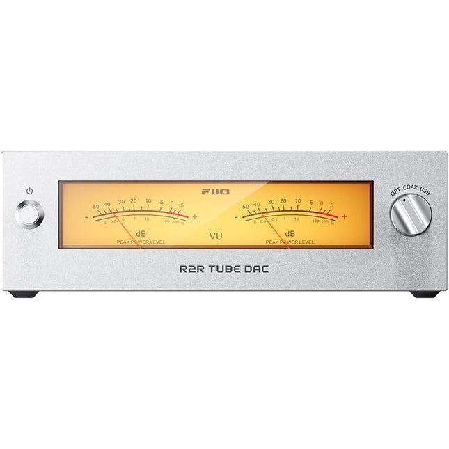 FiiO Warmer R2R DAC y Amplificador de Tubo de Escritorio 4 Tubos E88CC Plata